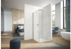 Ścianka VITALLE GARDA 900 x 2000 mm srebrna połysk