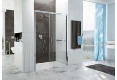 Drzwi FreeZone strona prawa 1304 x 1900 mm srebrne błyszczące