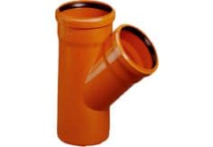 Trójnik PVC-U 45° DN 200\/110